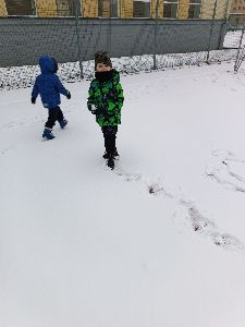 První hrátky se sněhem (9)