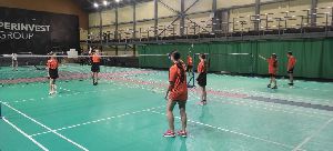 BADMINTONOVÝ TURNAJ ŠKOLNÍCH SMÍŠENÝCH DRUŽSTEV – 2. MÍSTO (14)